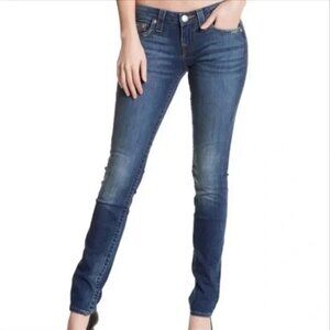 True Religion Fossil Silk Skinny Jean